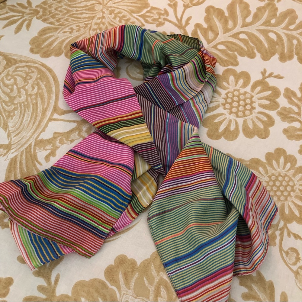 Smithsonian Collection 100% Silk Hand Made Scarf